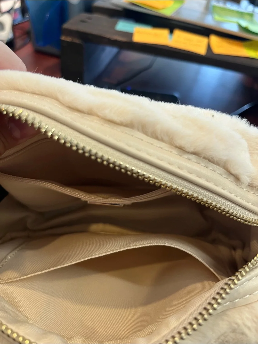 Guess Fluffy Crossbody Bag